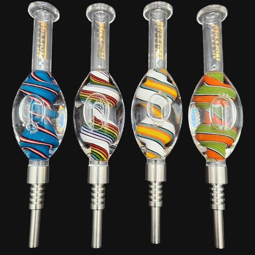 Million Glass Premium Solid Swirl Nectar Collector