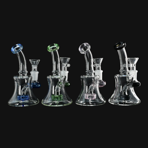 Mini Water Pipe w/ Showerhead Perc 4.5"