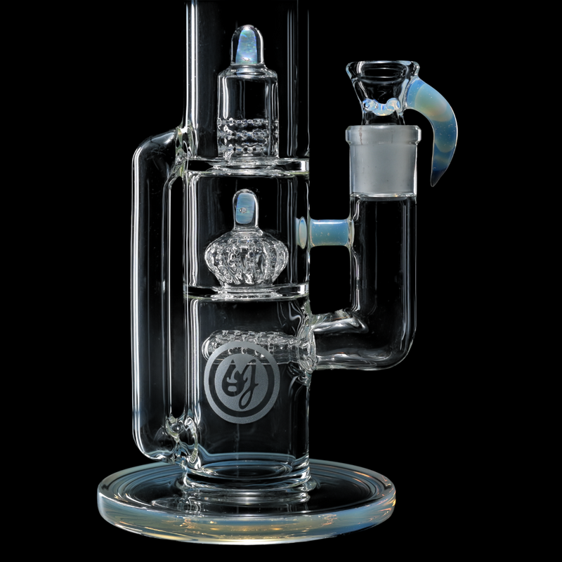 OJ Flame Peyote Perc Tube - Ghost