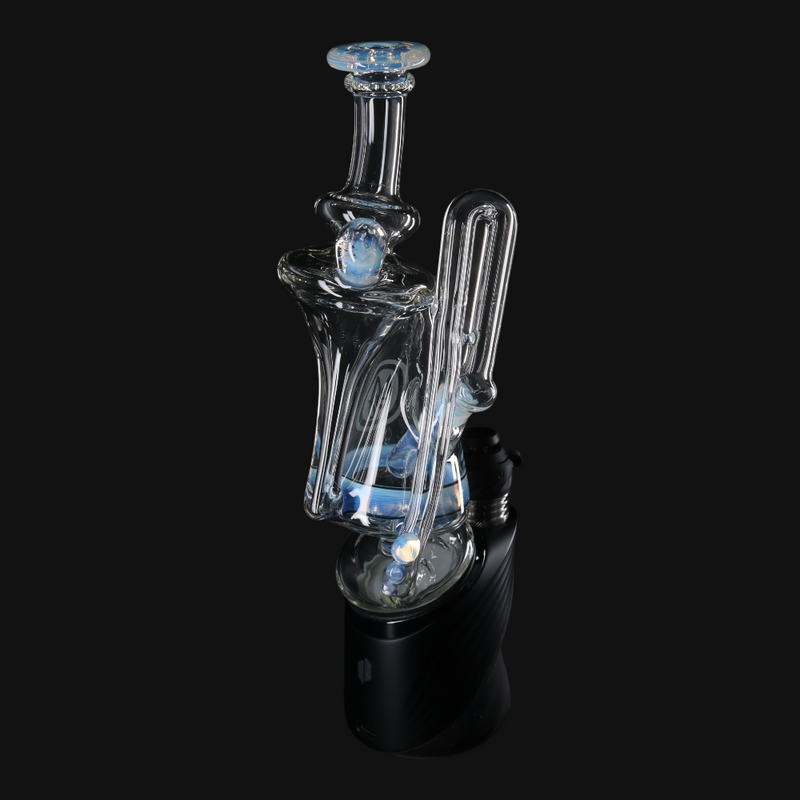 OJ Flame Puffco Peak Beaker Recycler - Ghost