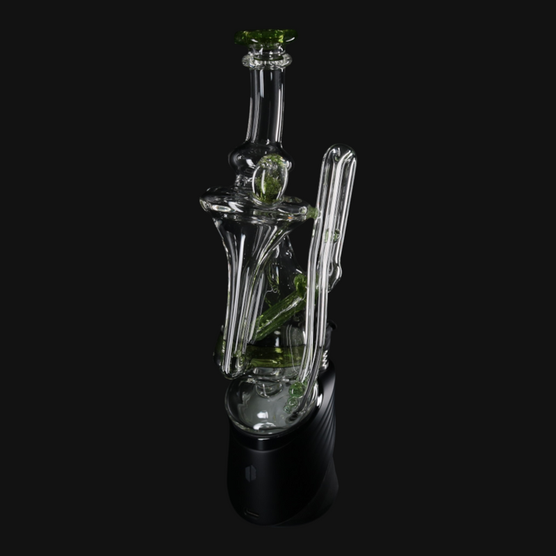 OJ Flame Puffco Peak Beaker Recycler - Sour Apple