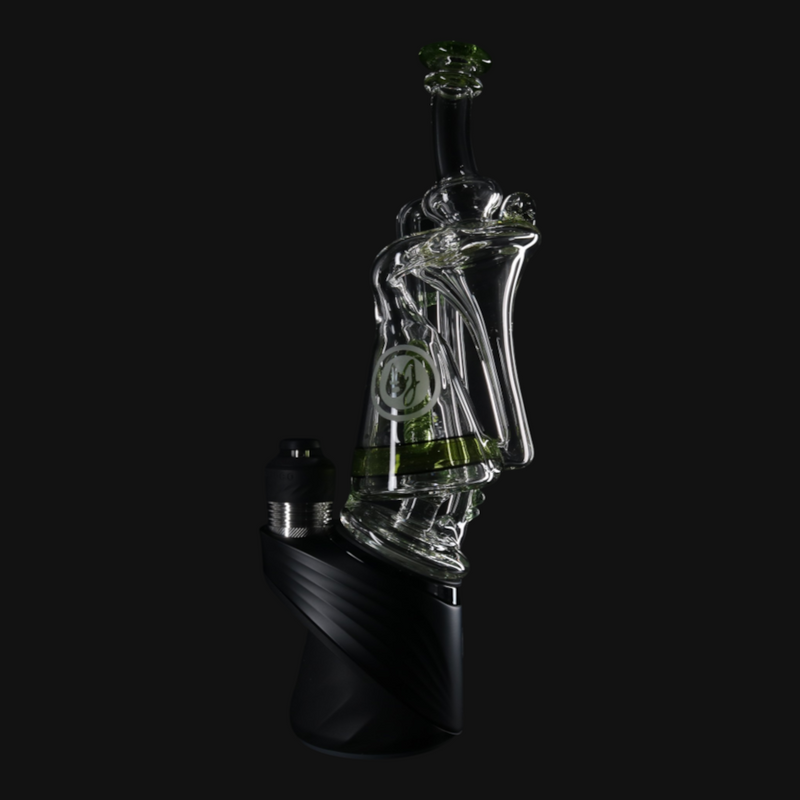 OJ Flame Puffco Peak Beaker Recycler - Sour Apple