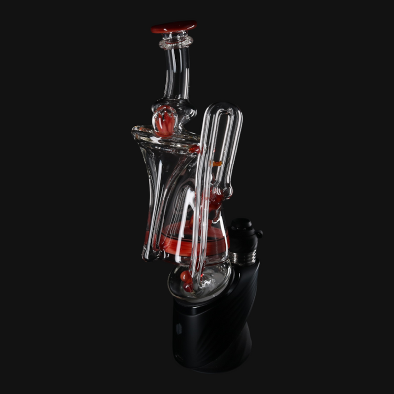 OJ Flame Puffco Peak Beaker Recycler - Tequila Sunrise