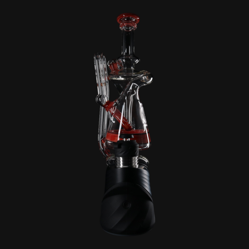 OJ Flame Puffco Peak Beaker Recycler - Tequila Sunrise
