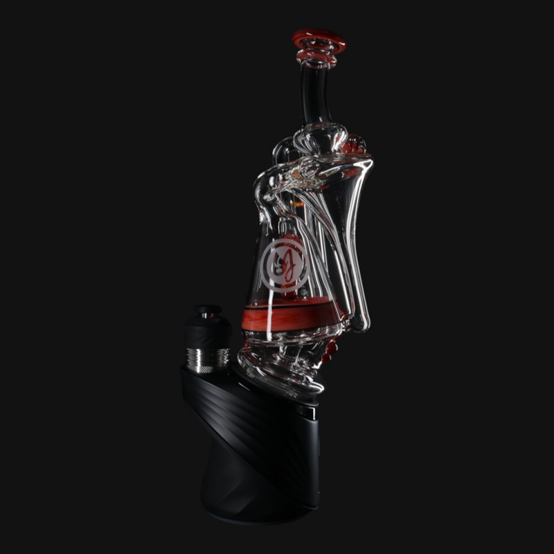 OJ Flame Puffco Peak Beaker Recycler - Tequila Sunrise