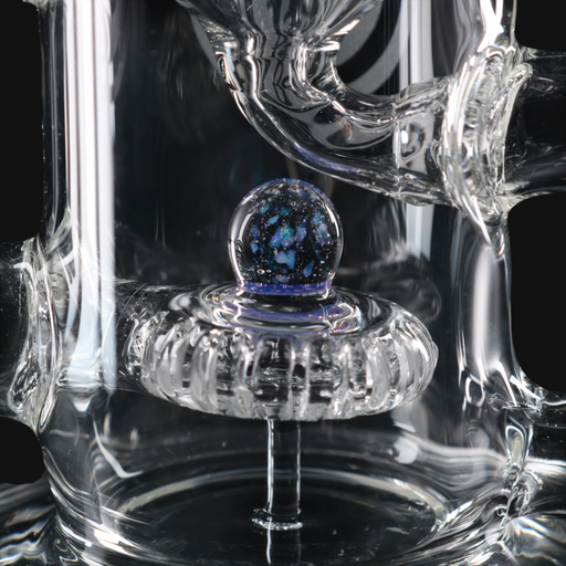 OJ Flame Clear Incycler - Pink Slyme close up of perc