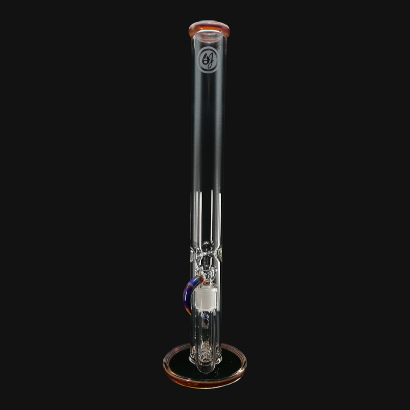 OJ Flame Double Inline Tube - Amber Purple front view