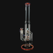 OJ Flame Peyote Perc Tube - Amber Purple/Tequila Sunrise
