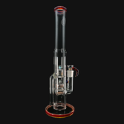 OJ Flame Peyote Perc Tube - Amber Purple/Tequila Sunrise side view