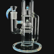 OJ Flame Peyote Perc Tube - Ghost perc view