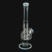 OJ Flame Peyote Perc Tube - Ghost side view