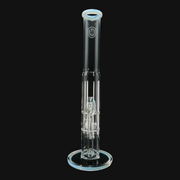 OJ Flame Peyote Perc Tube - Ghost straight view