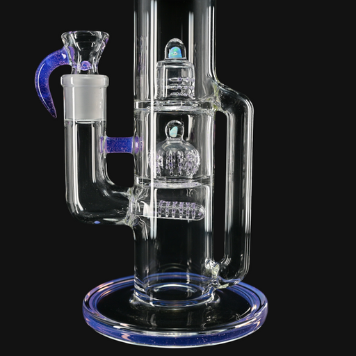 OJ Flame Peyote Perc Tube - Pink Slyme close up