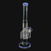 OJ Flame Peyote Perc Tube - Pink Slyme side view