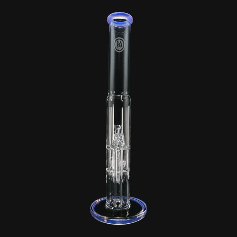 OJ Flame Peyote Perc Tube - Pink Slyme straight on