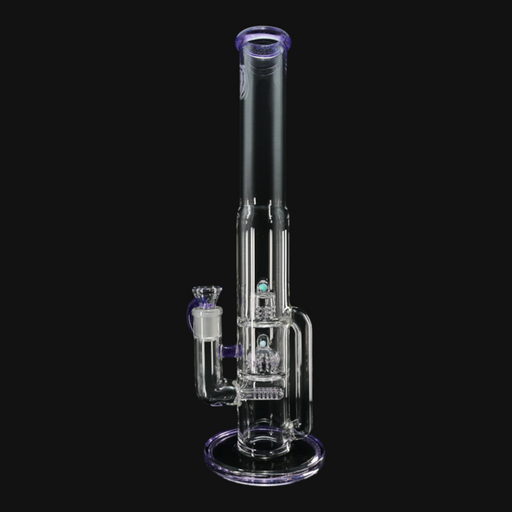 OJ Flame Peyote Perc Tube - Purple Lollipop