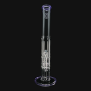 OJ Flame Peyote Perc Tube - Purple Lollipop straight view