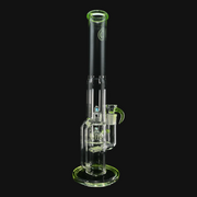 OJ Flame Peyote Perc Tube - Slyrm side view