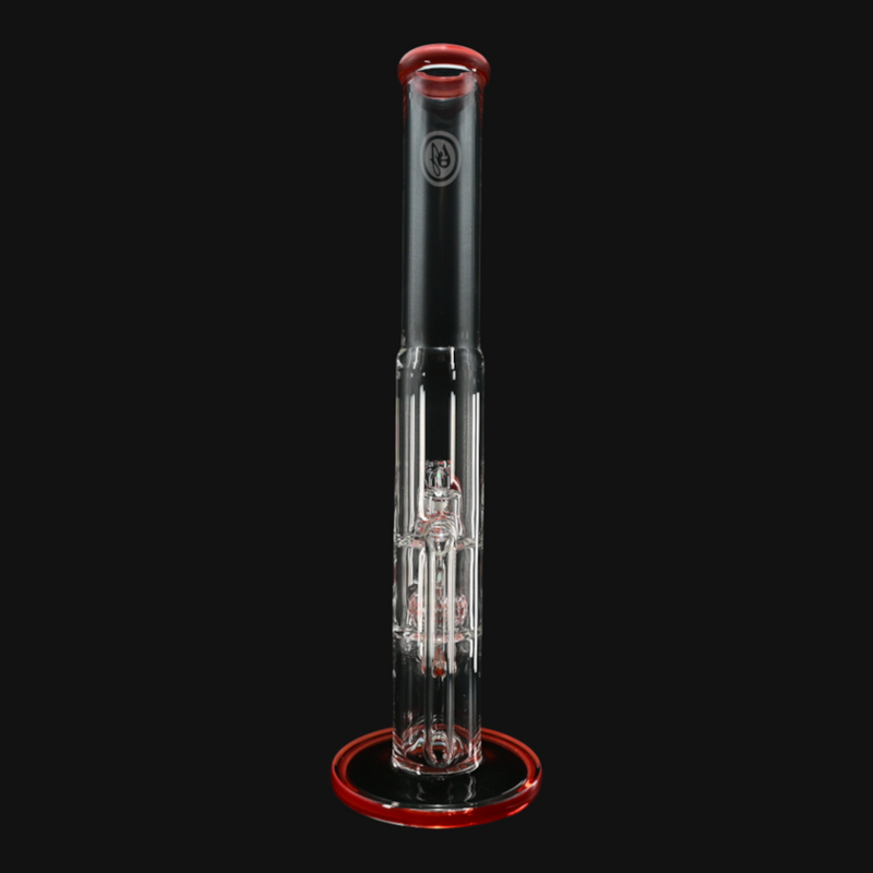 OJ Flame Peyote Perc Tube - Tequila Sunrise front view