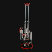 OJ Flame Peyote Perc Tube - Tequila Sunrise side view