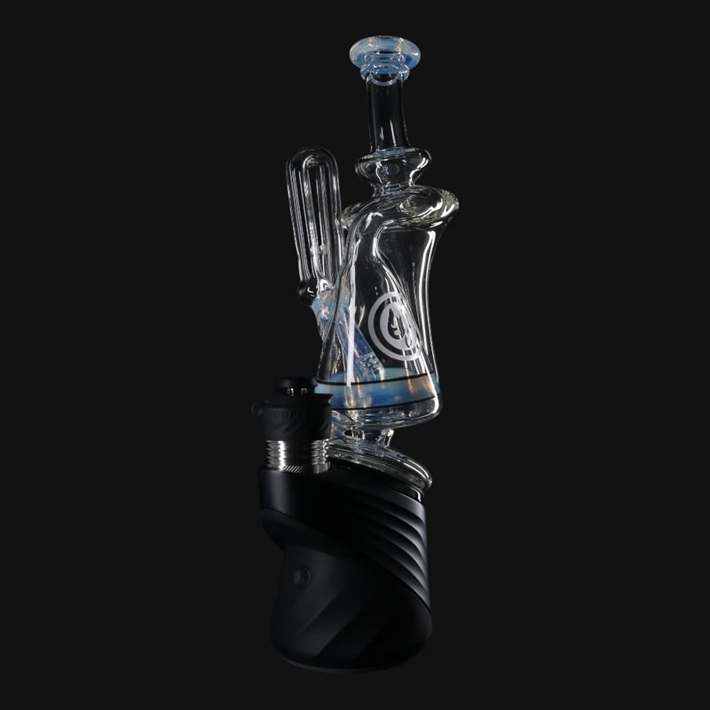 OJ Flame Puffco Peak Beaker Recycler - Ghost
