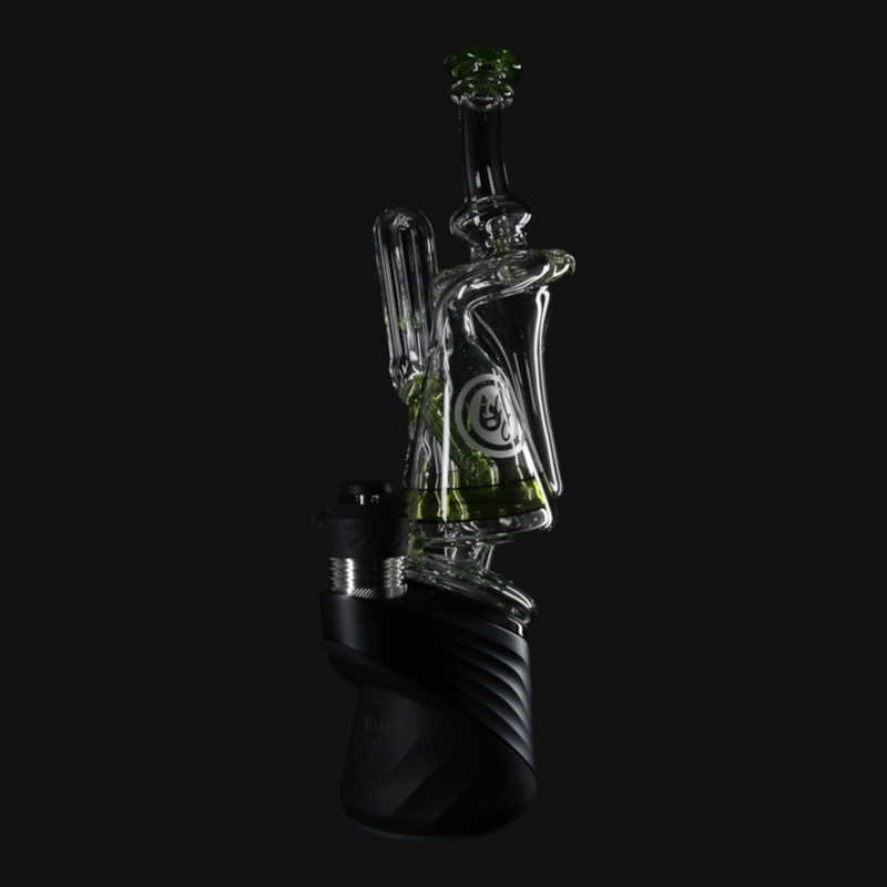 OJ Flame Puffco Peak Beaker Recycler - Sour Apple