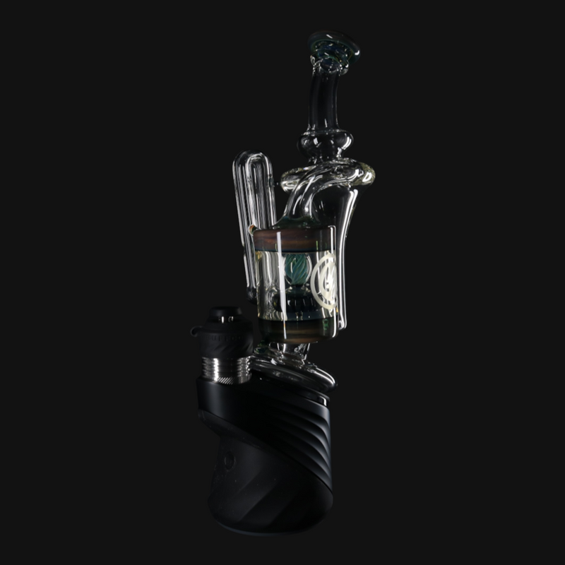 OJ Flame Puffco Peak Cylinder Recycler - Dragon's Eye