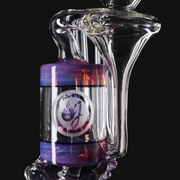 OJ Flame Puffco Peak Cylinder Recycler - Stargazer close up