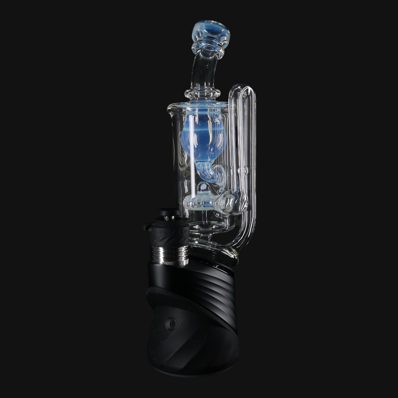 OJ Flame Puffco Peak Incycler Top - Ghost close up