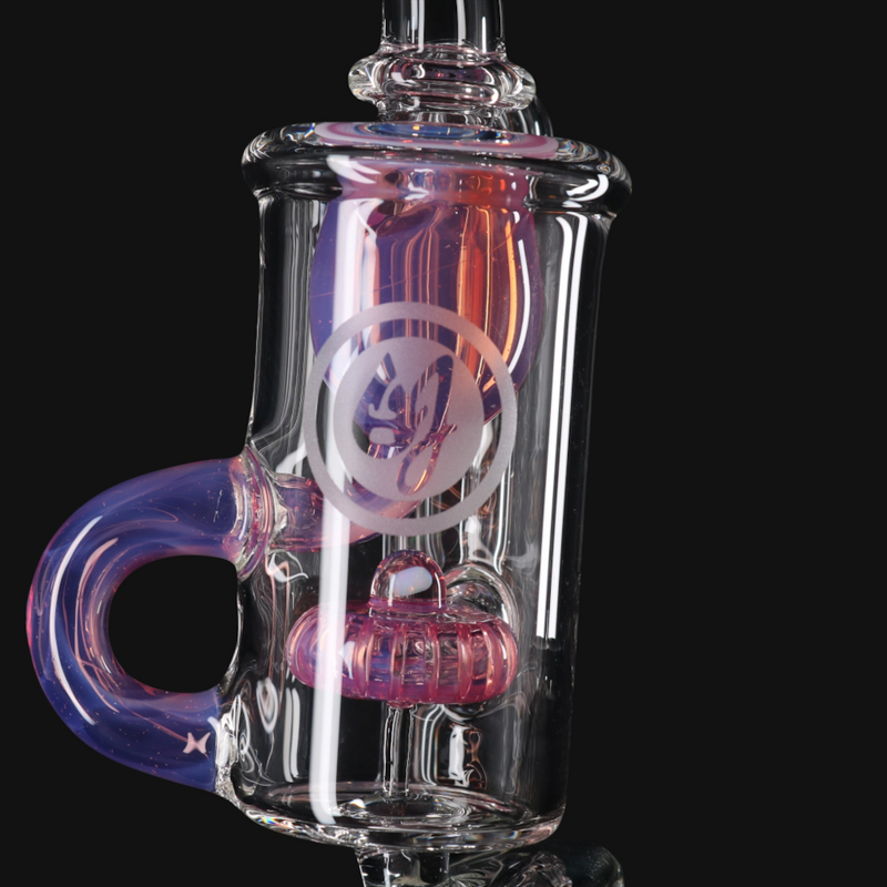 OJ Flame Puffco Peak Incycler Top - Karmaline close up