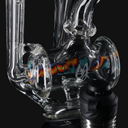 OJ Flame Puffco Peak Inline Wig Wag Top #1 close up
