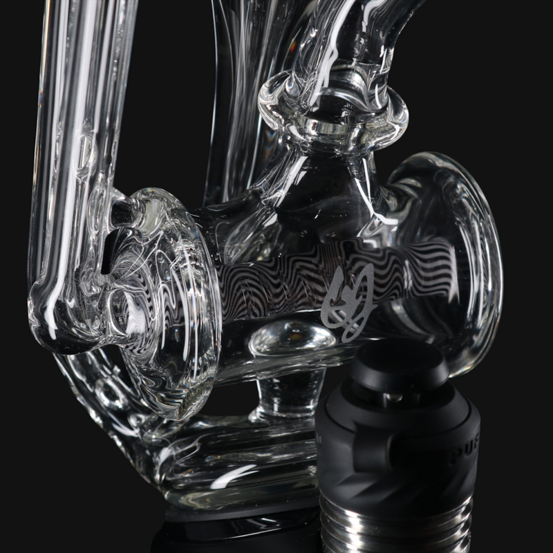 OJ Flame Puffco Peak Inline Wig Wag Top #5 close up