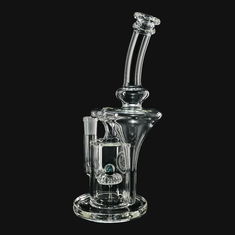 OJ Flame Showerhead Recycler - Black/Cropal back view