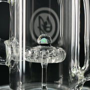 OJ Flame Showerhead Recycler - Black/Opal perc view