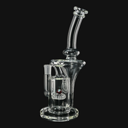 OJ Flame Showerhead Recycler - Red/Opal back shot