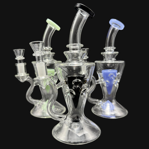Phoenix Glass 8.5" Inverted Cone w/ Showerhead Perc