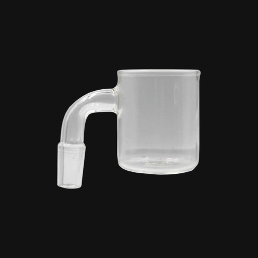 710 Pipes Smoke Shop clear quartz banger attachment for Puffco Proxy, 14mm 90-degree joint for water pipe use.