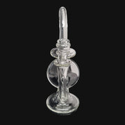 710 Pipes Smoke Shop 9.5-inch Quantum Leap clear glass rig with Swiss perc and 10mm joint