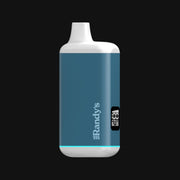 Randy's Inspo+ concentrate from 710 Pipes Smoke Shop featuring a blue body, white top, and digital LED display.