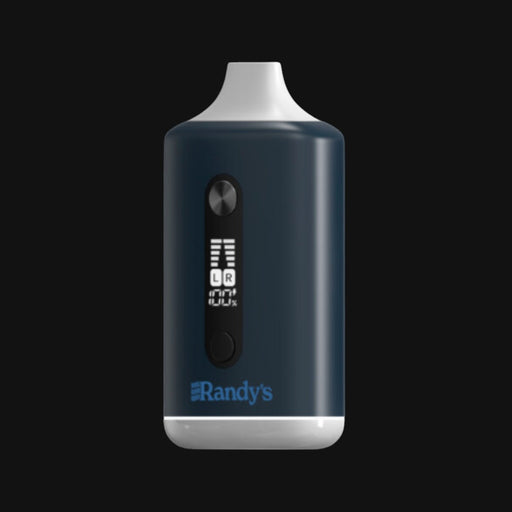710 Pipes Smoke Shop Randy's Inspo Dual vaporizer in Steel Blue with dual cartridge capacity and digital display.
