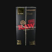 Raw 75ct Cones black 1 1/4