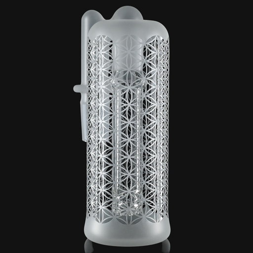 SOL Ash Catcher Sacred G with sand blasting close up