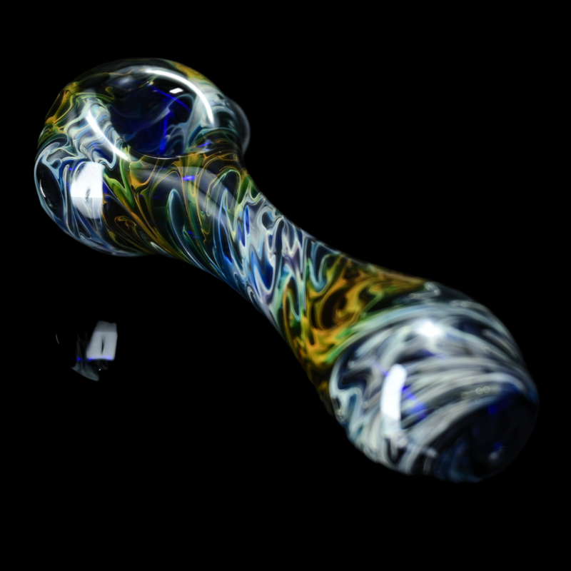 Schutz Glass Swirly Fume Spoon