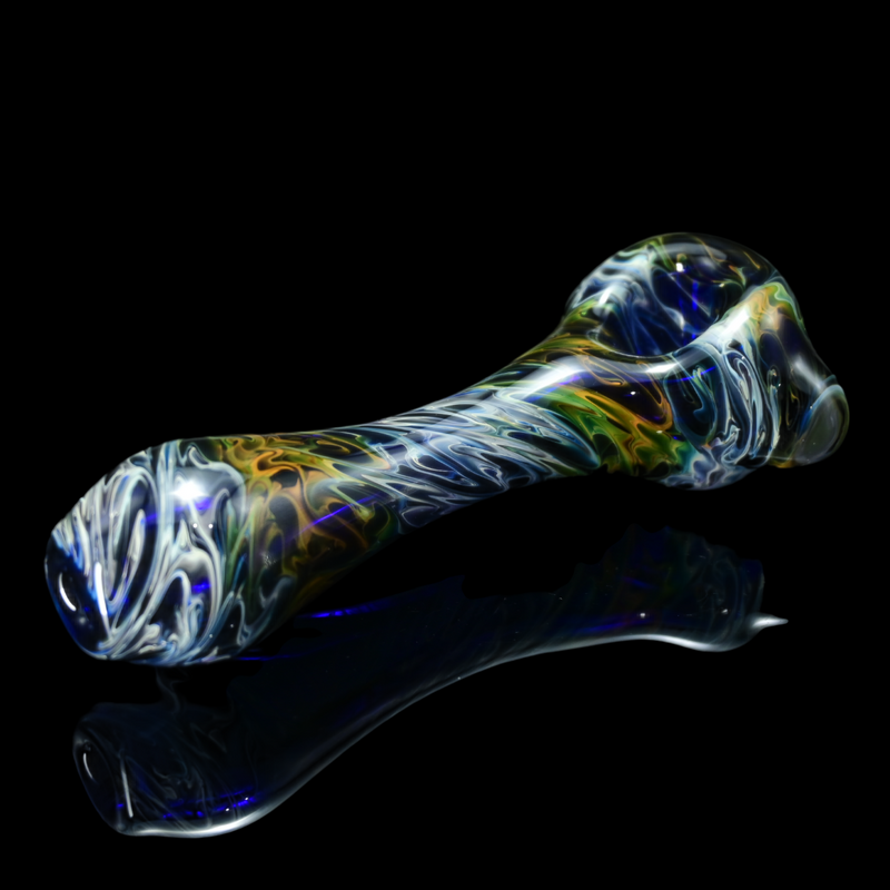 Schutz Glass Swirly Fume Spoon