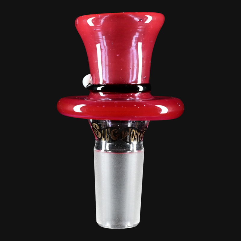 Slugworth 14mm Top Hat Slide - Cinnabar close up