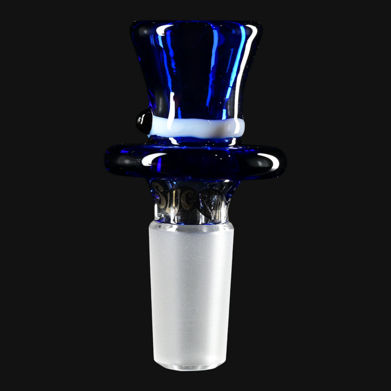 Slugworth 14mm Top Hat Slide - Cobalt front view