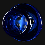 Slugworth 14mm Top Hat Slide - Cobalt screen view