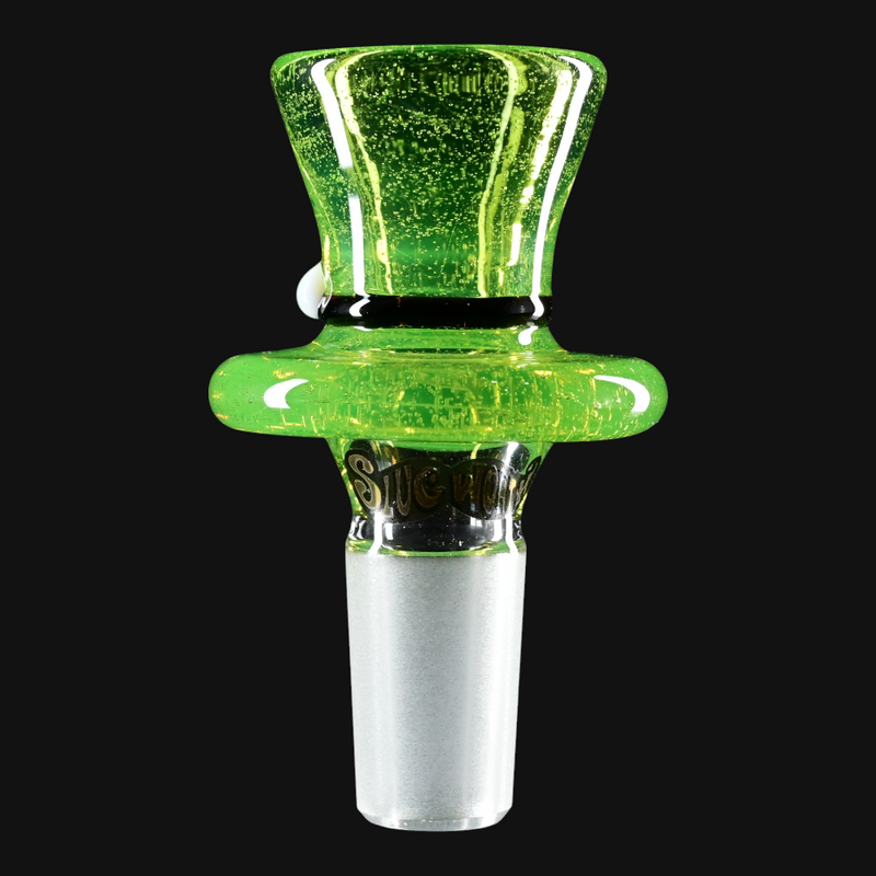 Slugworth 14mm Top Hat Slide - Slyme front view