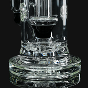 Slugworth Double Bubbler - Black Galaxy perc view