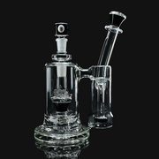 Slugworth Double Bubbler - Black Galaxy side view